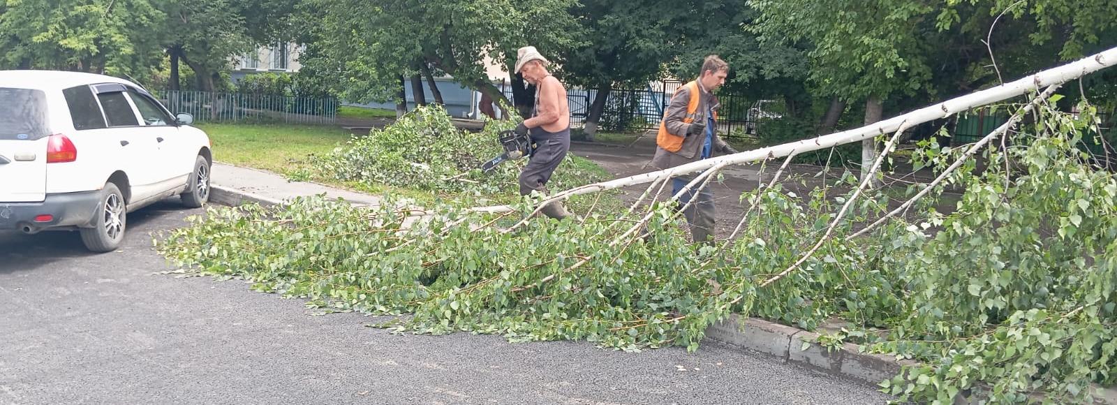 За три дня планируют справиться с последствиями ливня в Ленинском районе