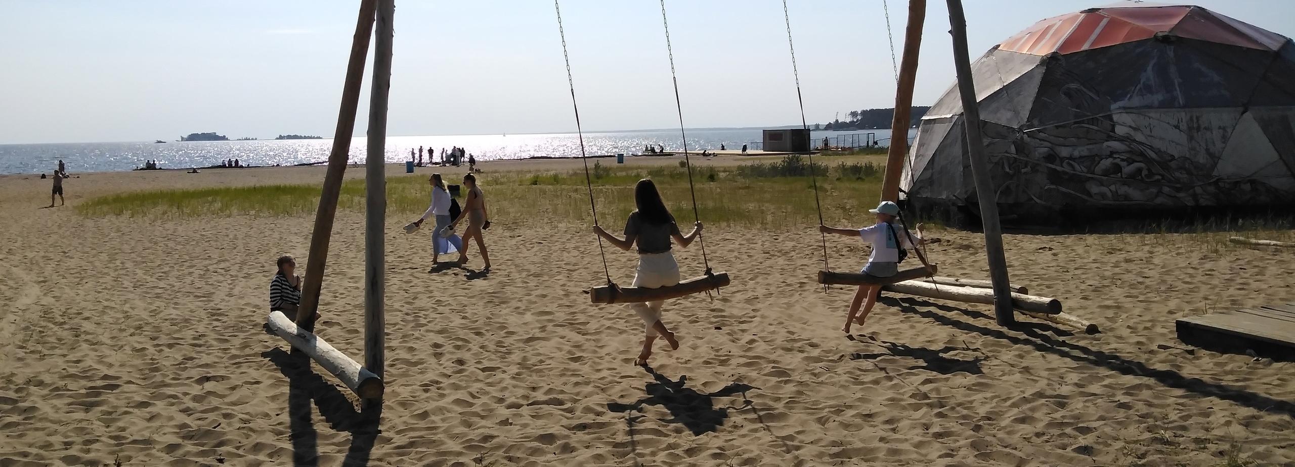 Пять пляжей открыли на Обском море в Новосибирске