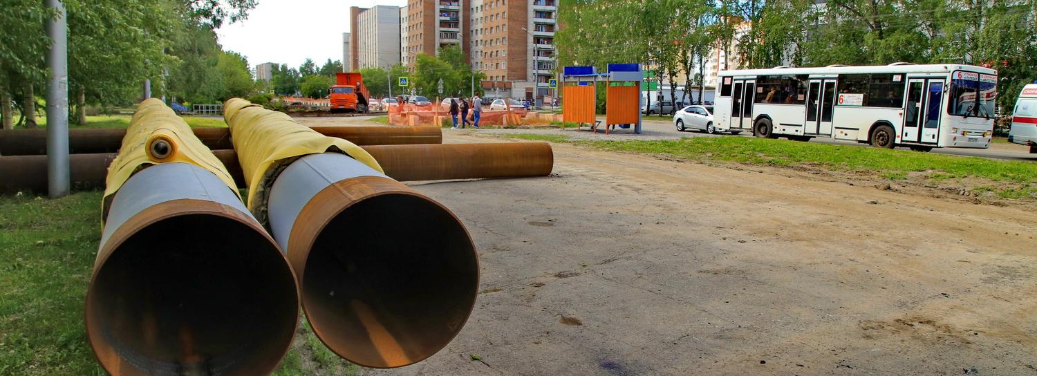 Около 70 километров труб заменят к зиме в Новосибирске