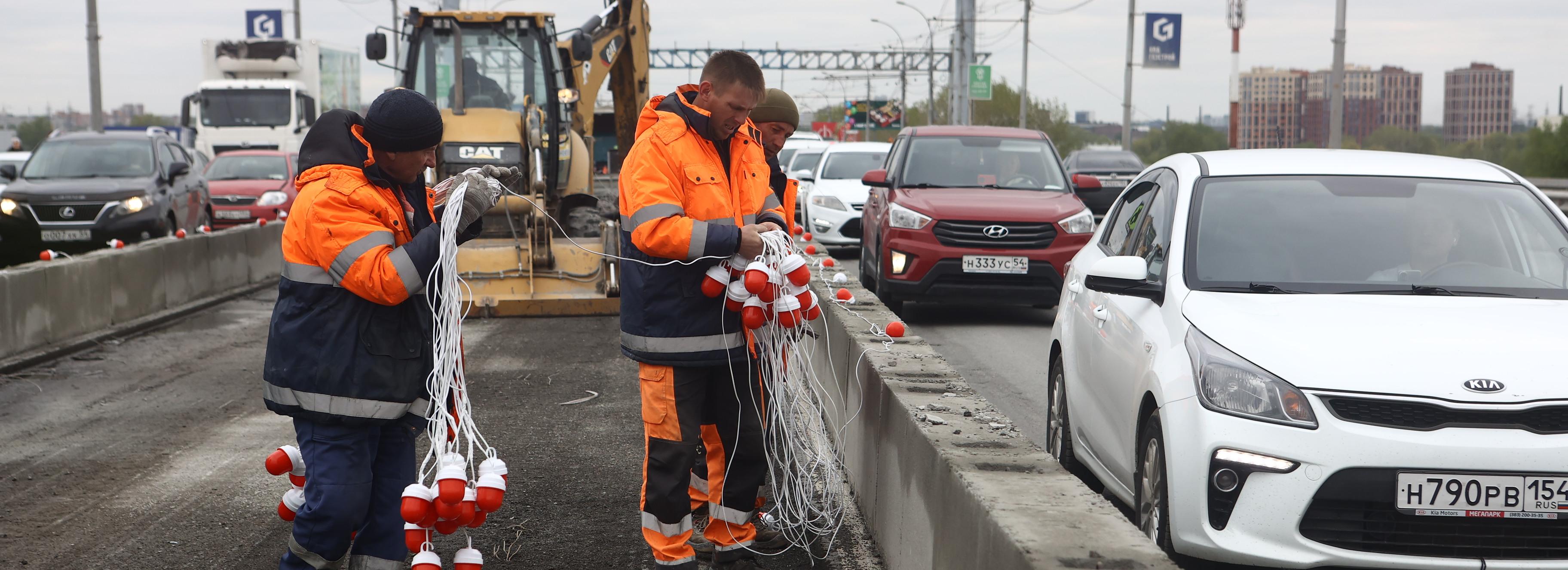 В Новосибирске заключили 66,7% контрактов на ремонт дорог