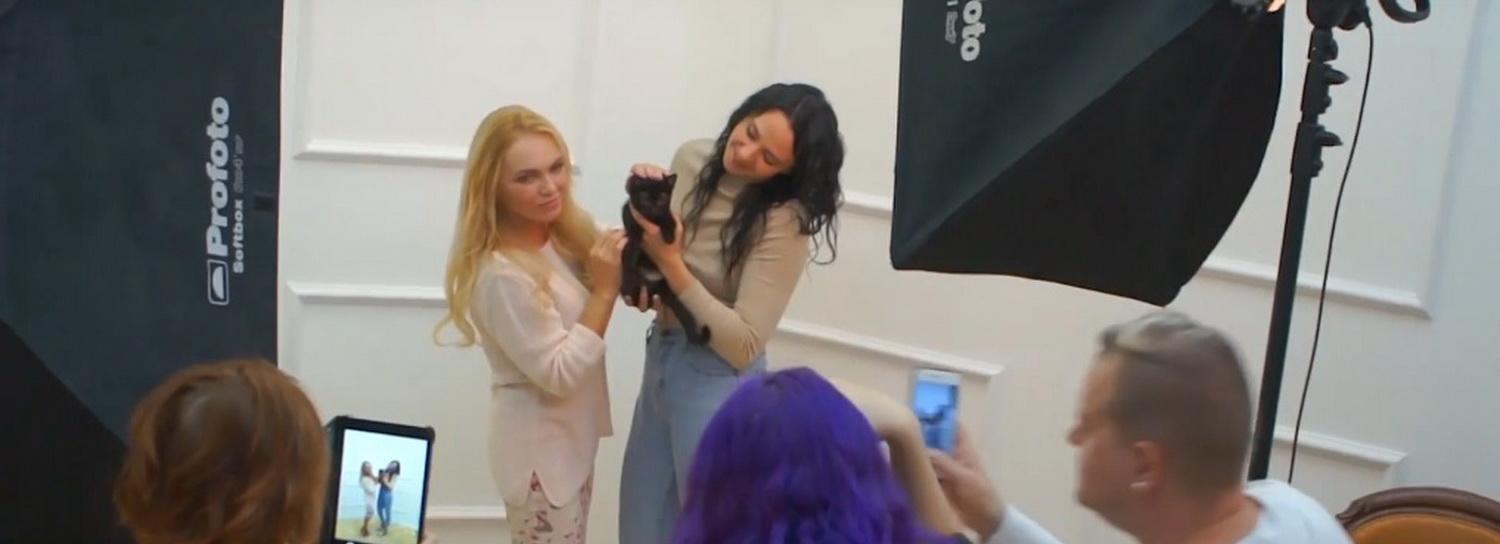 Известные новосибирцы устроили фотосессию с бездомными котами