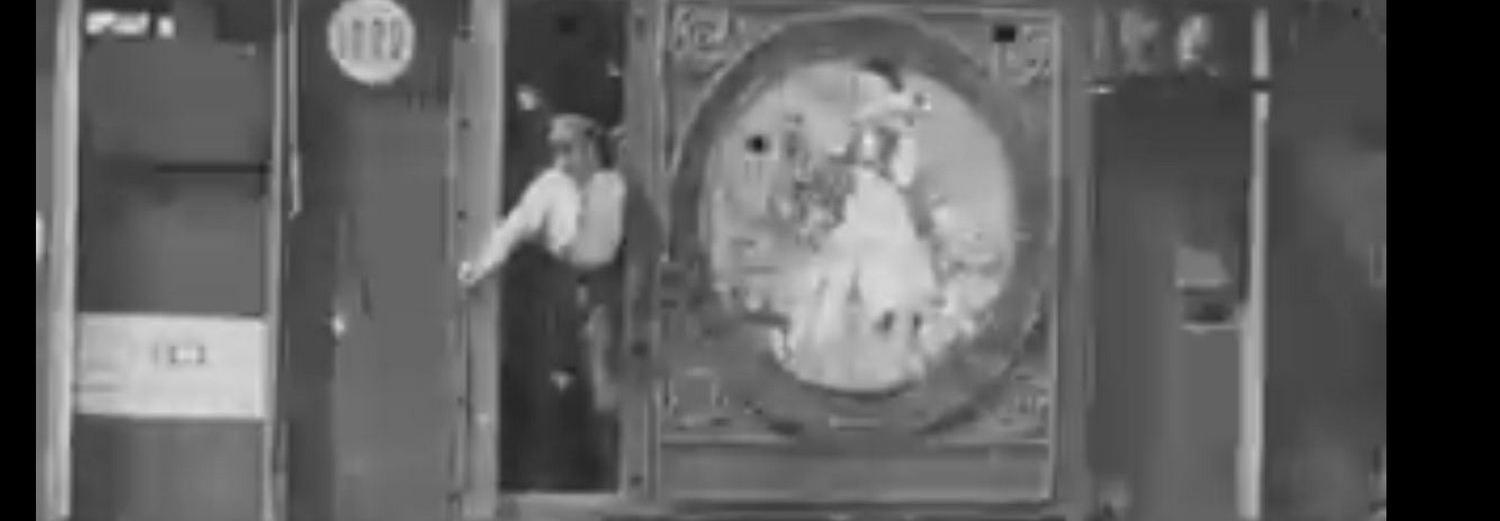 Нашлась кинохроника 1919 года о проезде бронепоезда через Ново-Николаевск