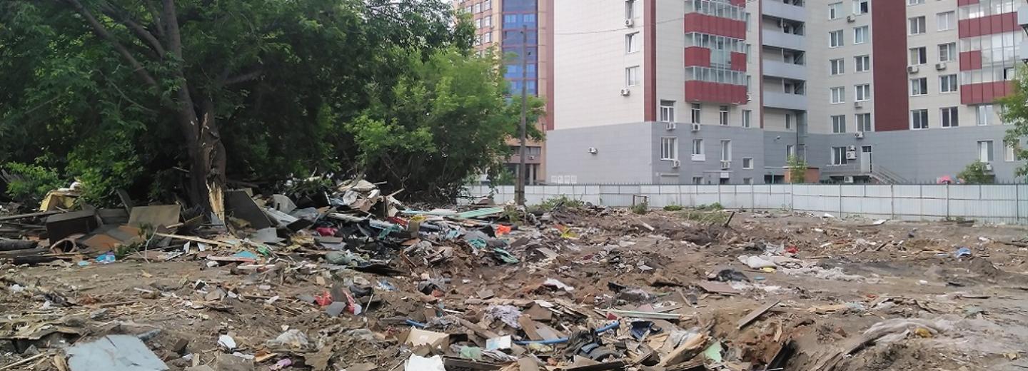 Весь частный сектор снесли на улице Пушкина в Новосибирске