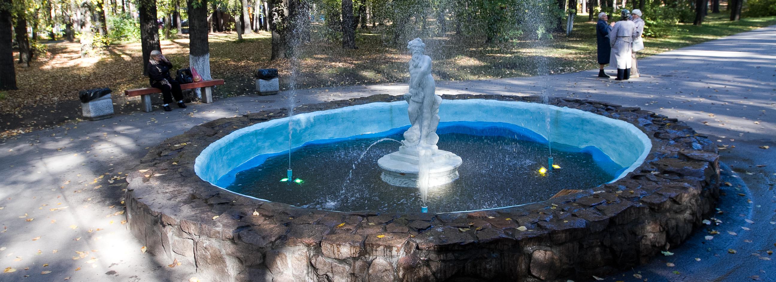 400 тысяч рублей выделили на ремонт фонтана в парке «Первомайский»