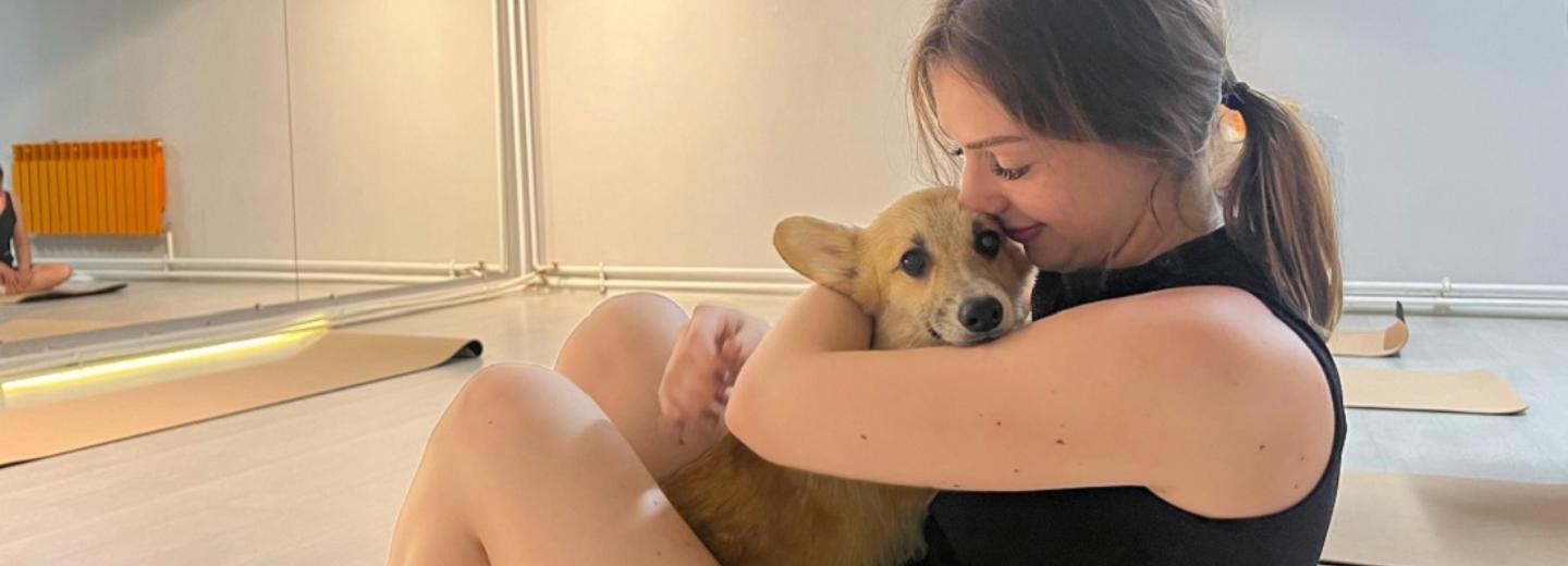 Йогу со щенками полюбили новосибирцы