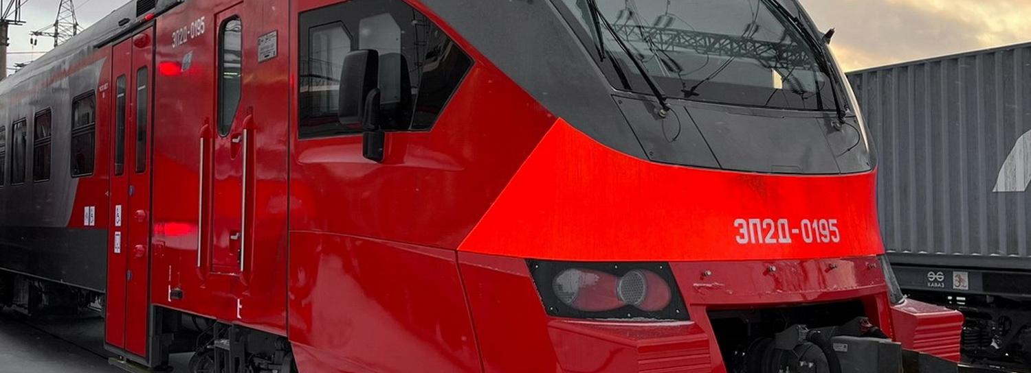 Новая 8-вагонная электричка начала курсировать в Новосибирской области