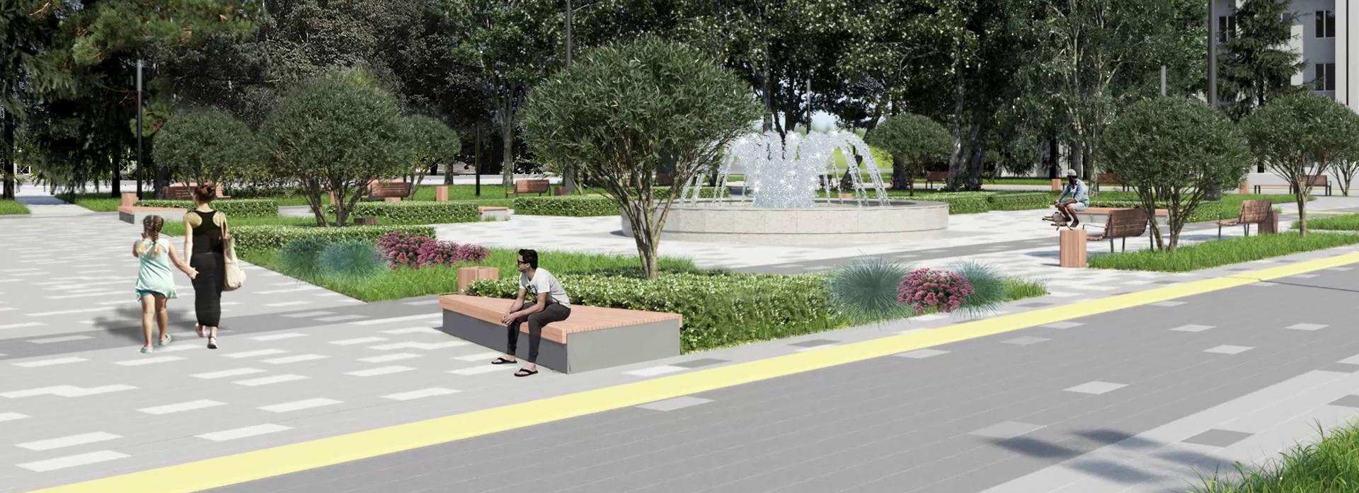 Дизайн-проект сквера «Кировский» презентовали жителям левобережья