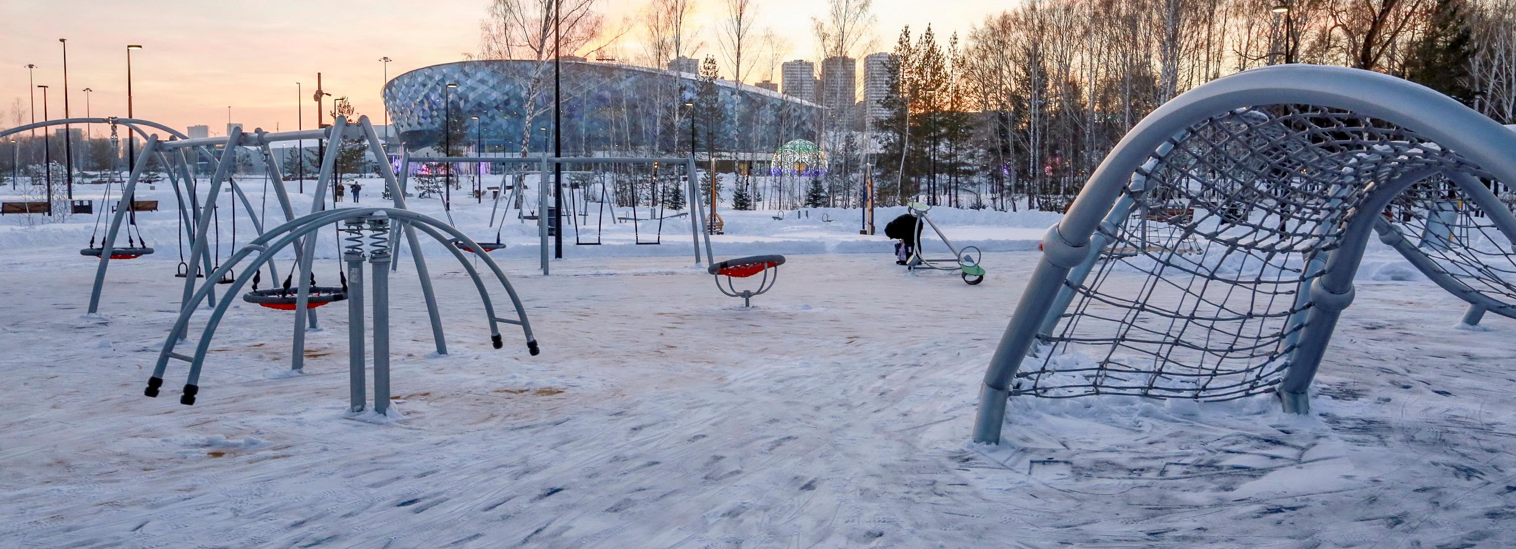 Парк возле нового ЛДС прошёл техническую приёмку в Новосибирске