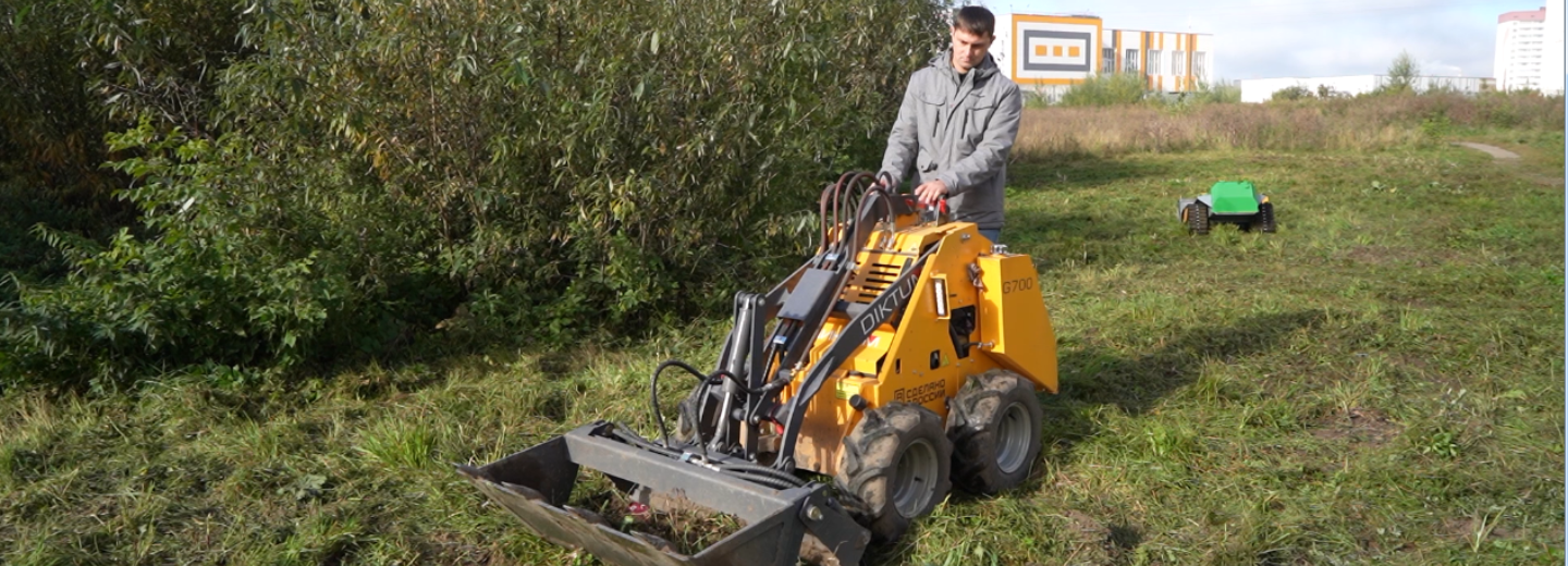 «Саранчу» и думпер запустили в Матрёшкин двор