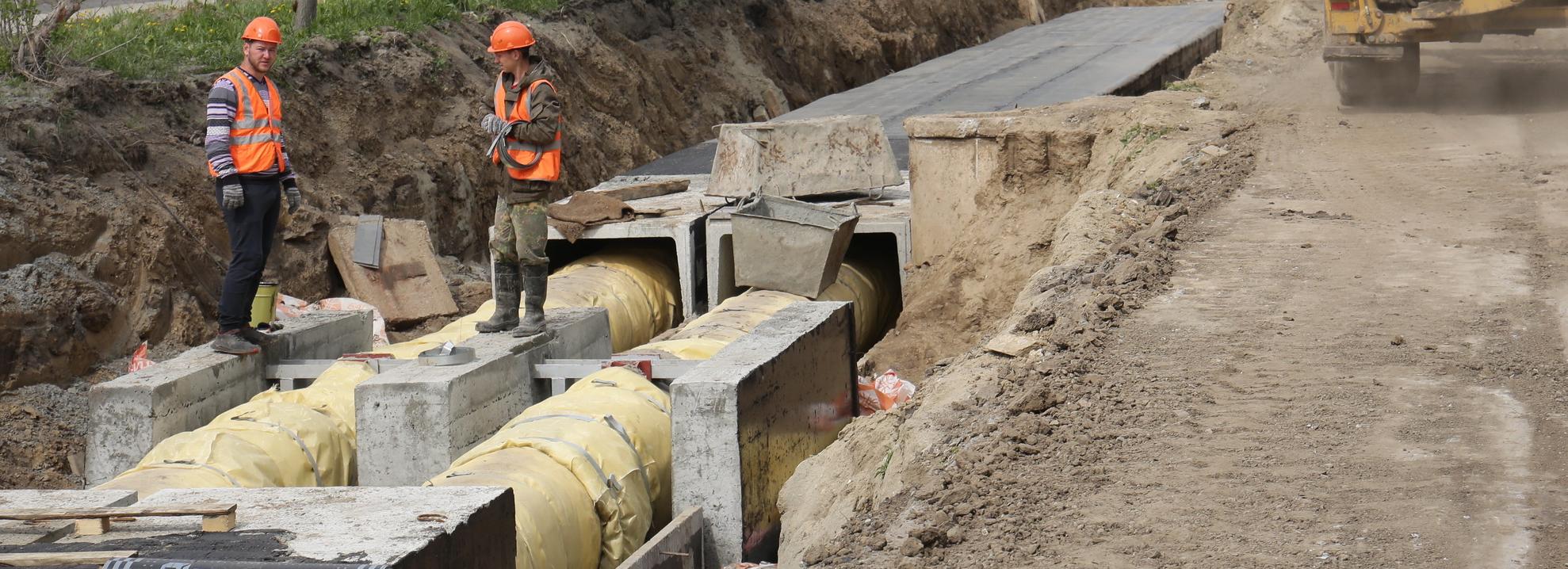 Улицу Фрунзе раскопали возле НГУЭУ до 12 сентября