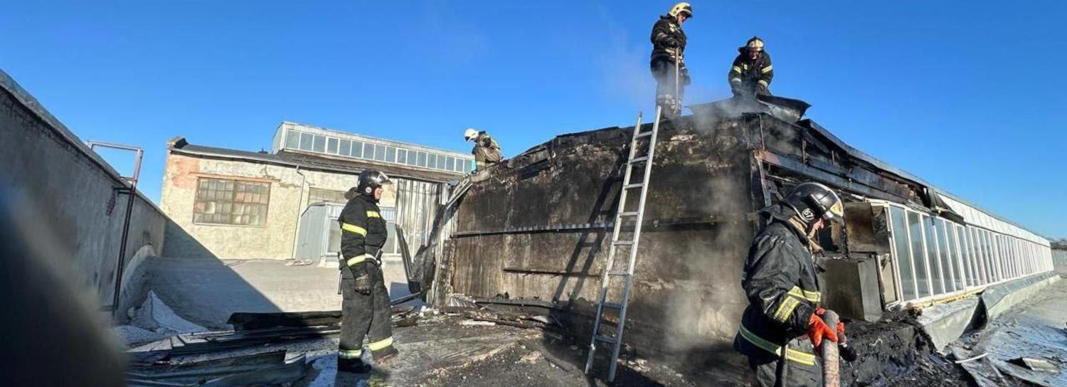 Большой пожар на Станционной: из здания эвакуировались 400 человек