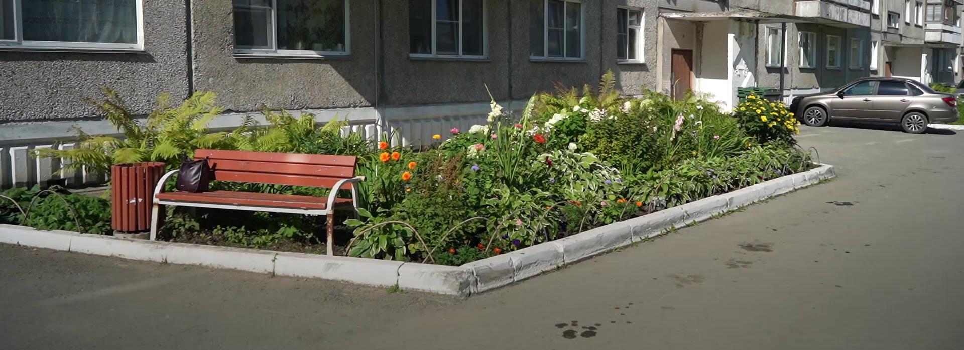 Выбираем лучшую клумбу Новосибирска: Иванова, 33