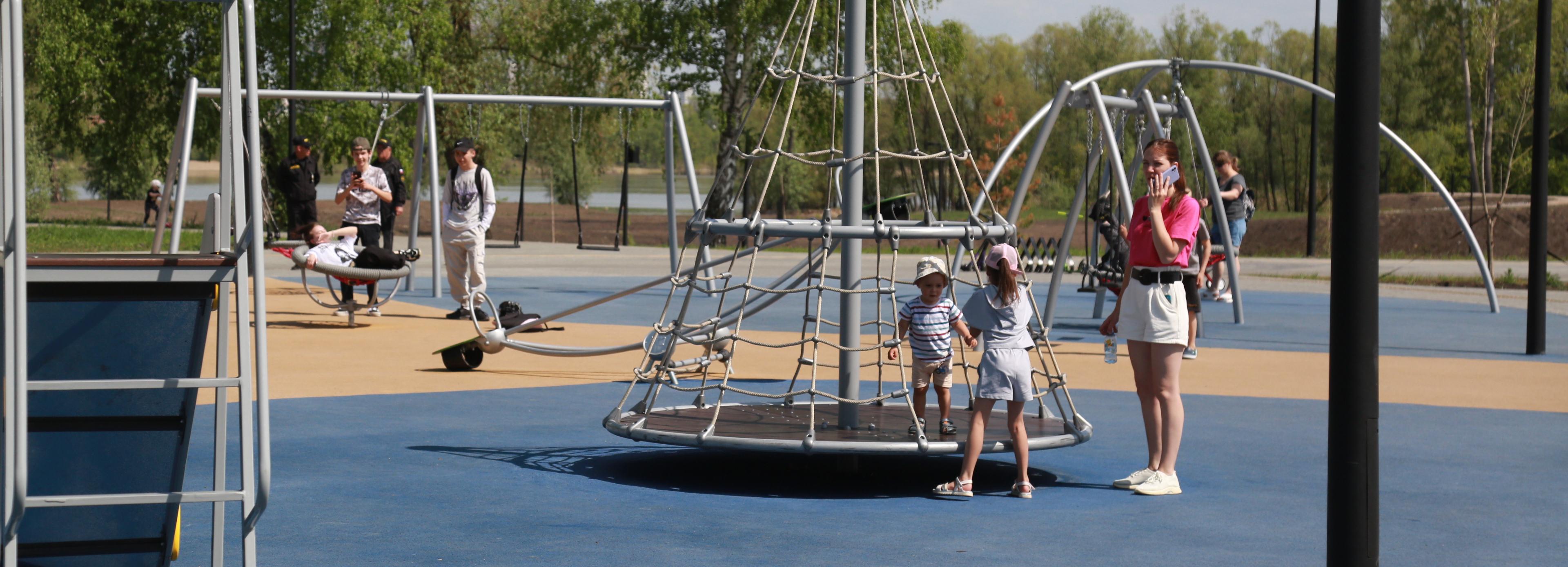 В парке «Арена» оборудуют спуск к реке и добавят спортивных площадок