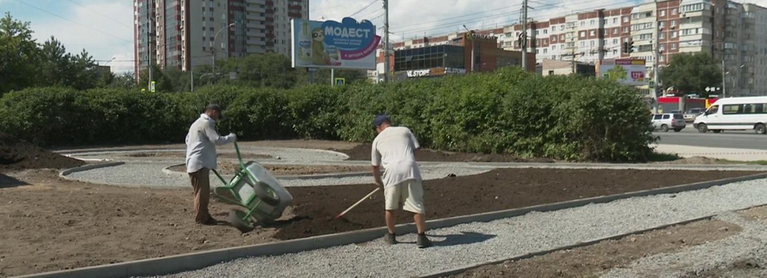 Уютный сквер с сибирскими елями и стелой разобьют возле ДК «Строитель»