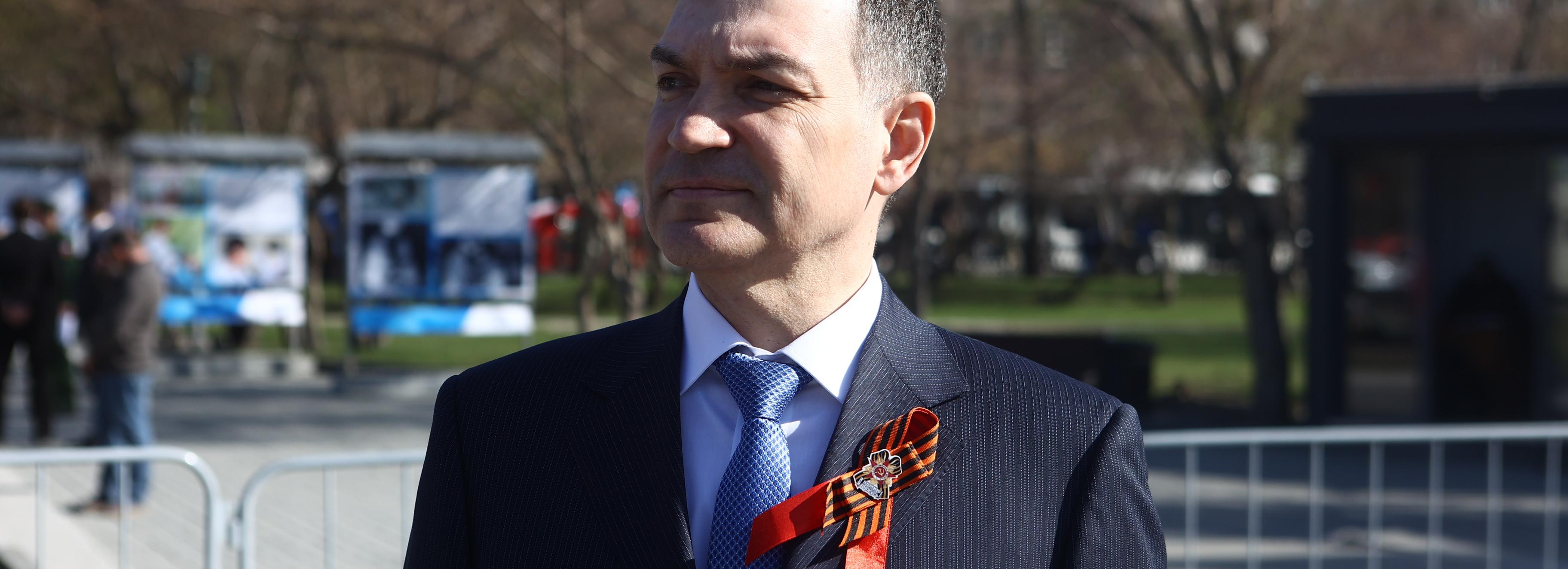 Мэр Кудрявцев поздравил Тирасполь с годовщиной освобождения от фашистов