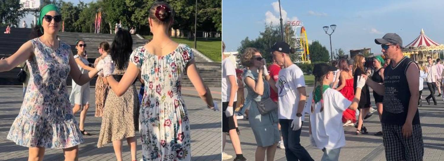 Город танцует: флешмоб ко Дню города отрепетировали на набережной