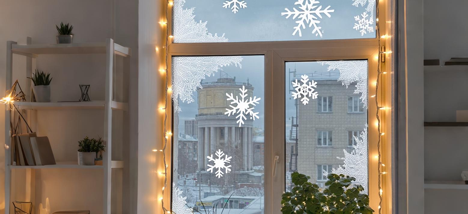 Ящик мандаринов подарят «Новосибирские новости» за лучшее новогоднее окно