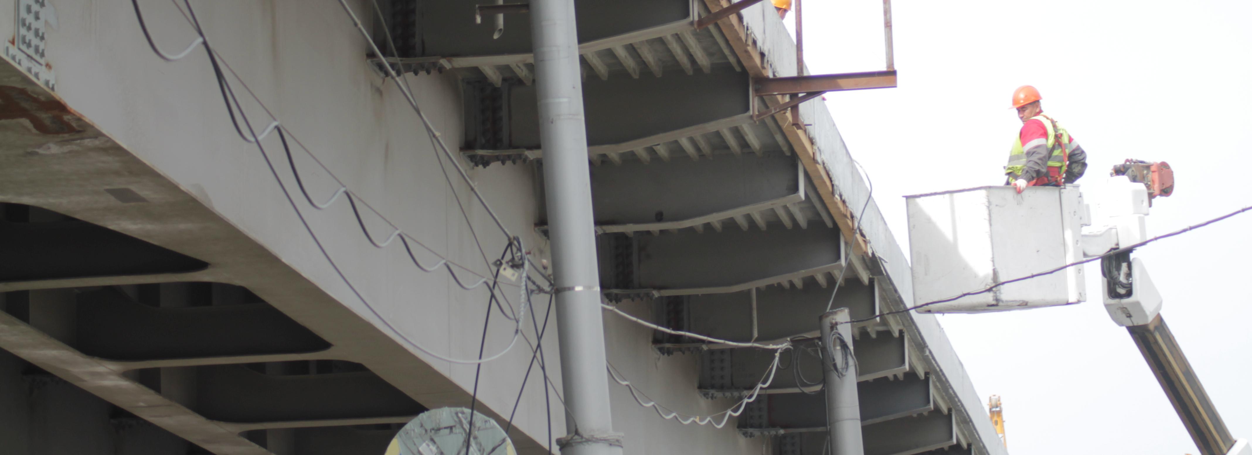 Готовят к открытию ещё 2 съезда развязки на площадях Труда и Энергетиков