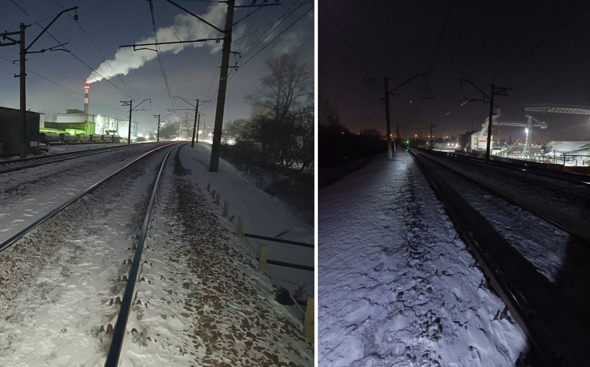 В Новосибирске электричка сбила мужчину и женщину, сидящих на рельсах