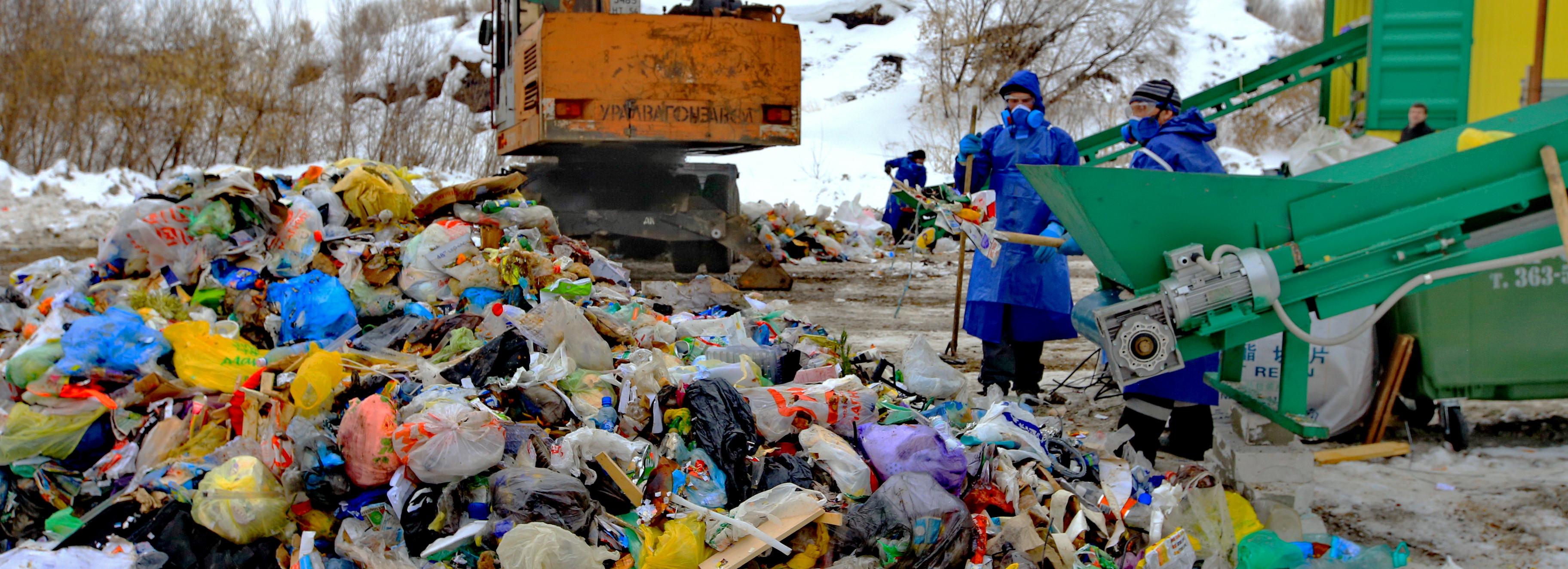 Три полигона с сортировкой мусора построят в Новосибирской области