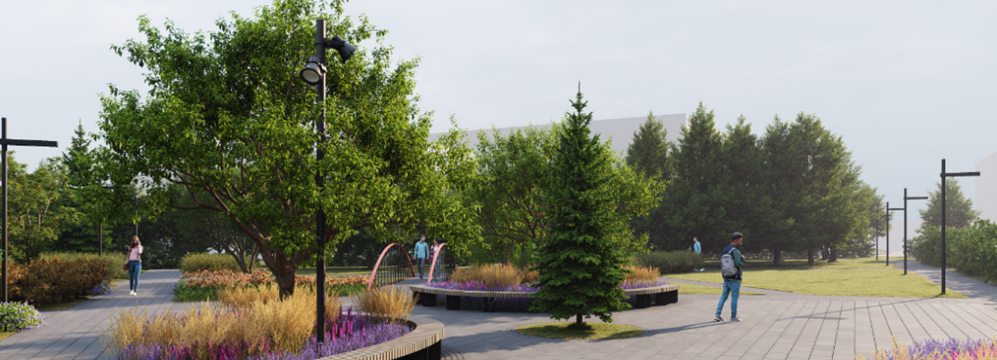 Обсудить реконструкцию сквера Влюблённых предлагают новосибирцам