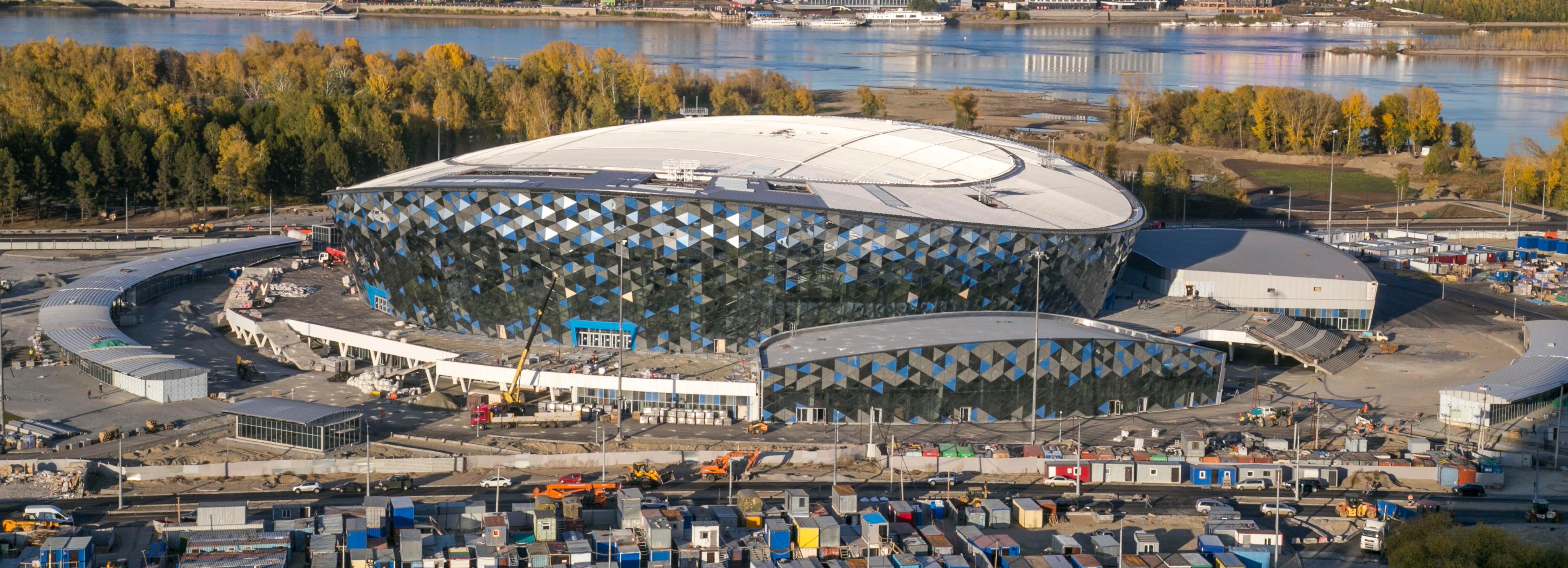 Отопление на новую ледовую арену в Новосибирске подадут в ближайшие дни