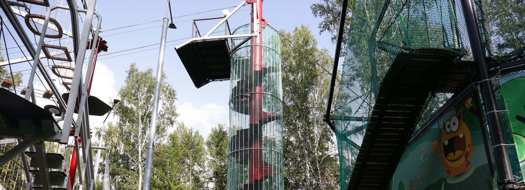 Прыжок с пятого этажа: тестируем тарзанку в Бугринской роще