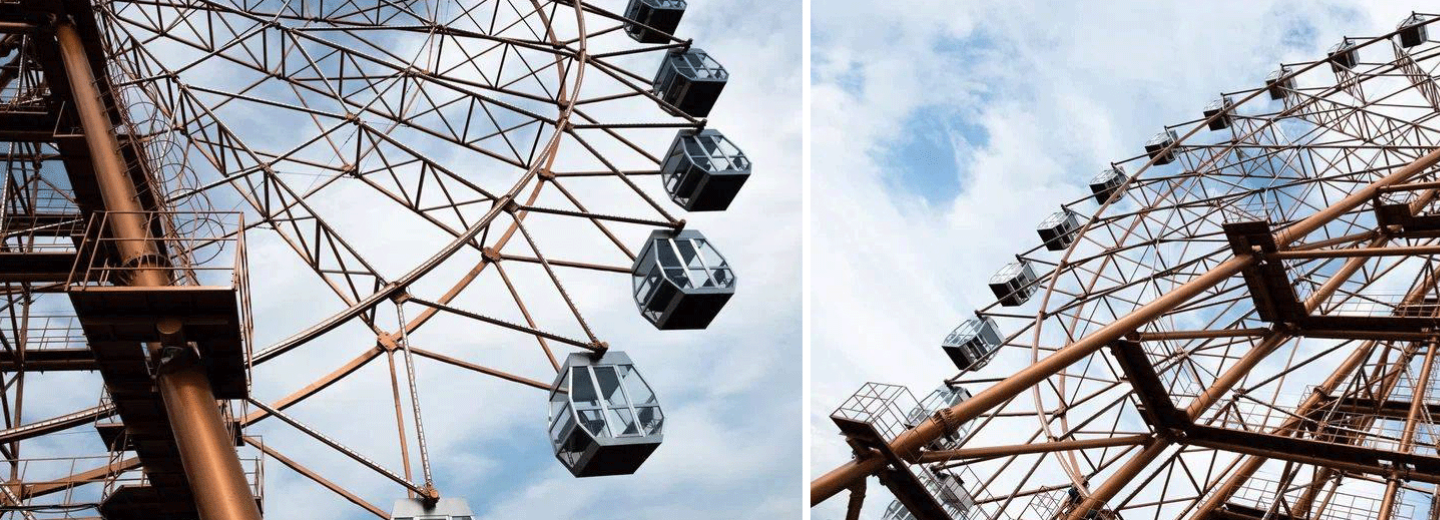 На 70-метровом колесе обозрения в Новосибирске заменили кабинки