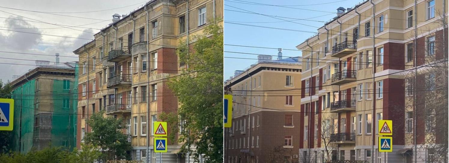 Мэр Кудрявцев: 86 многоквартирным домам обновили фасады в Новосибирске