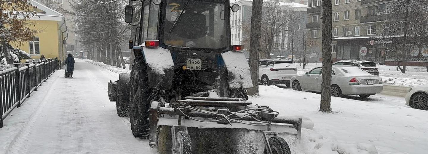 19 тысяч кубометров снега вывезли с улиц Новосибирска за сутки