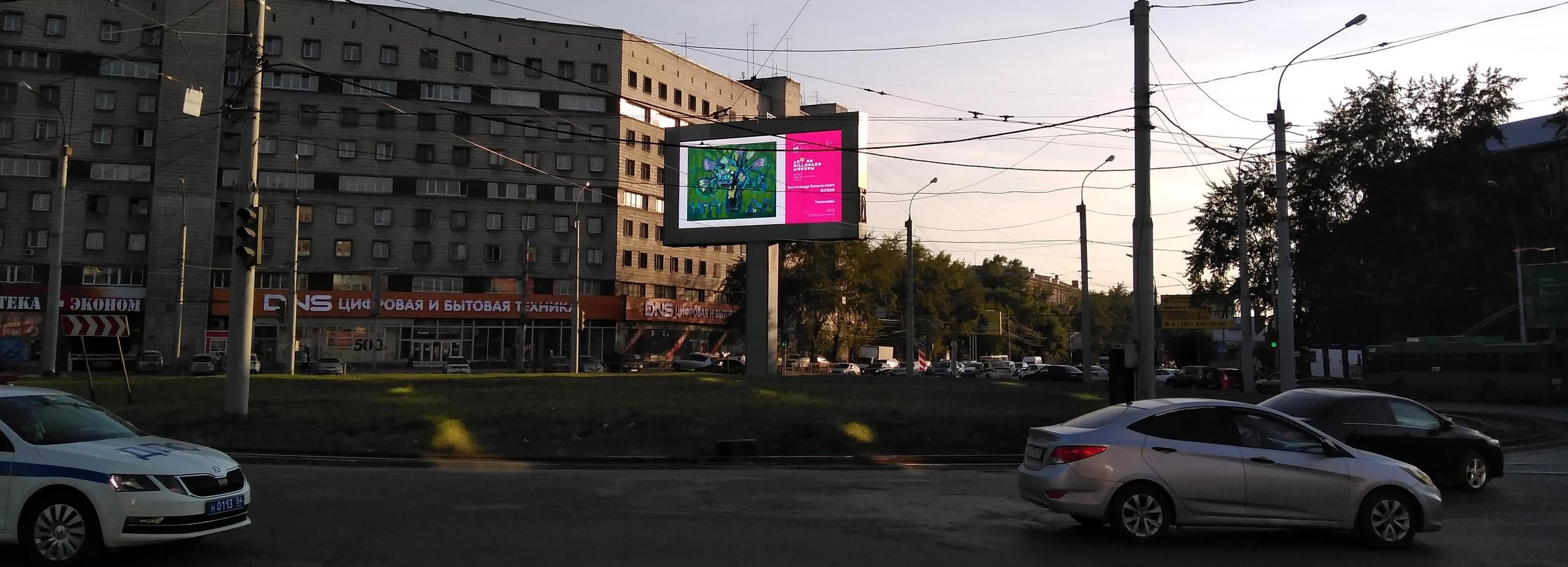 Дисперсную картинную галерею на свежем воздухе открыли в Новосибирске