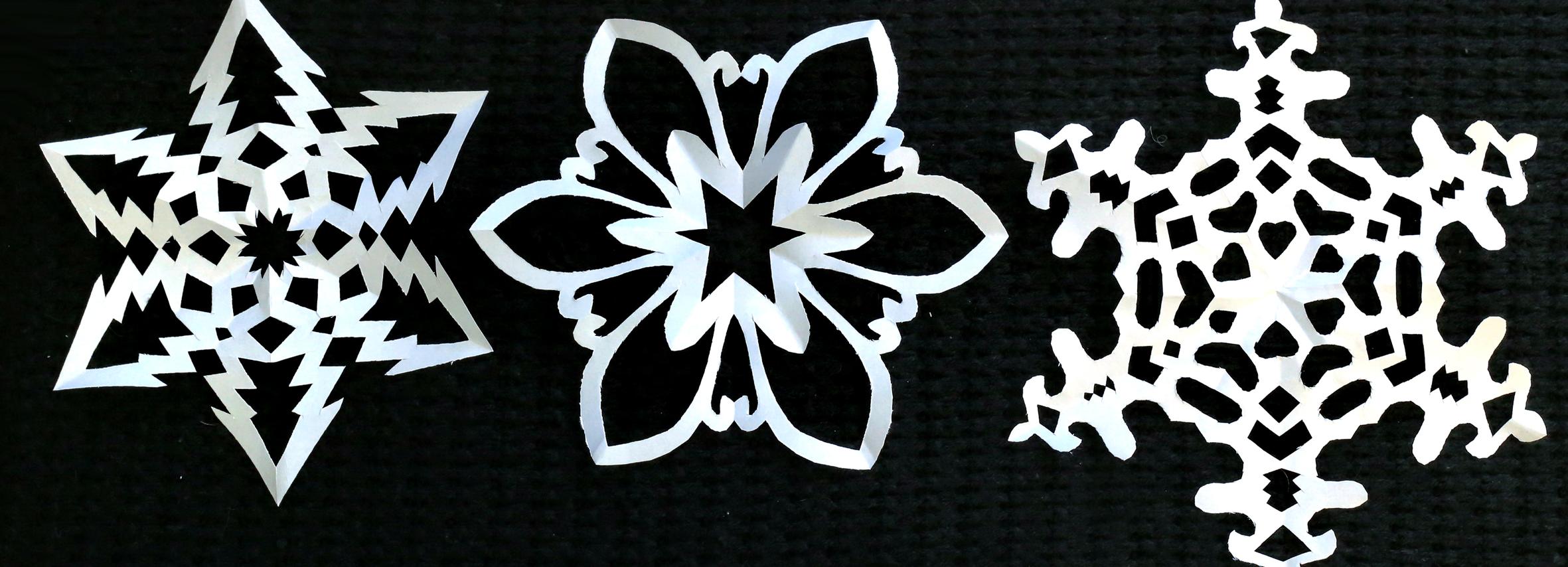 Как вырезать правильную новогоднюю снежинку