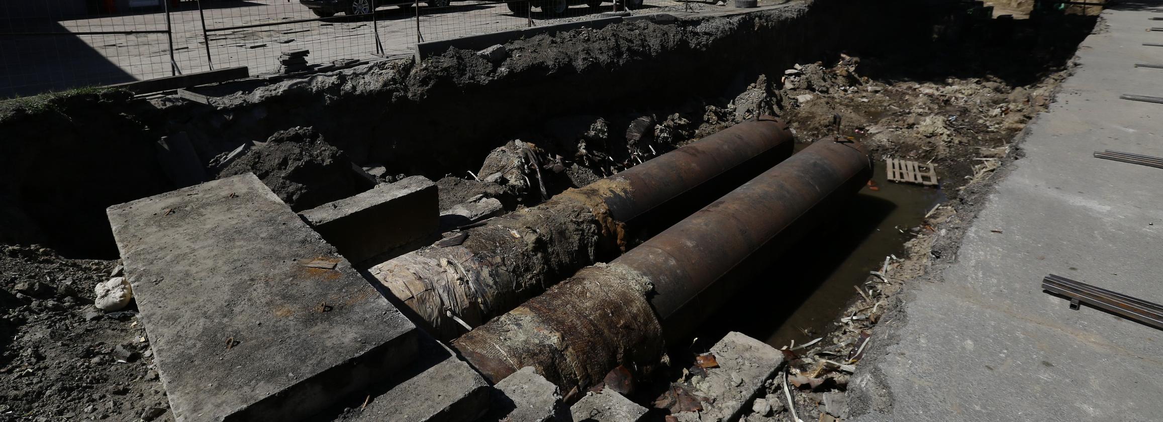 Улицу Писарева сузили на 3,5 метра из-за работ на теплотрассе