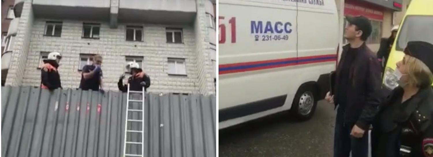 Двухлетняя девочка выпала из окна в Новосибирске и вывихнула ногу