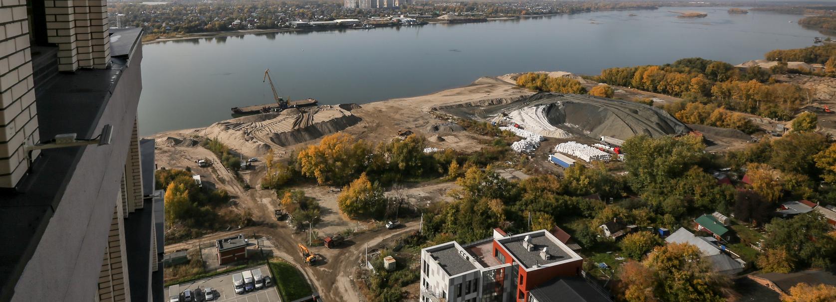 Мэрия резервирует 29 гектаров под набережную в Заельцовском районе