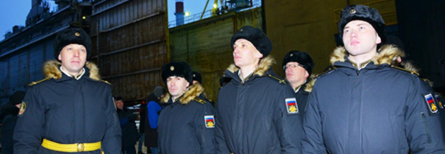 Команда подлодки К-573 поздравила Новосибирск с почётным званием