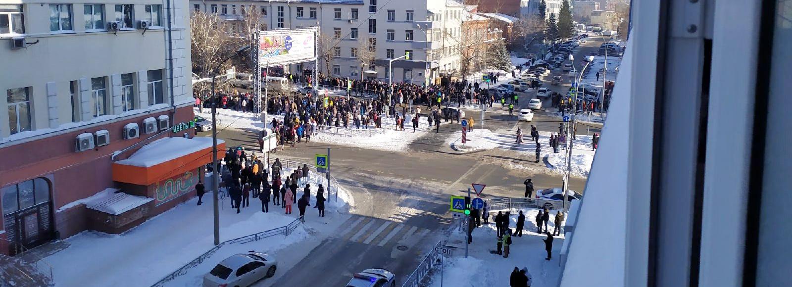 На несогласованную акцию пришло меньше новосибирцев, чем неделю назад