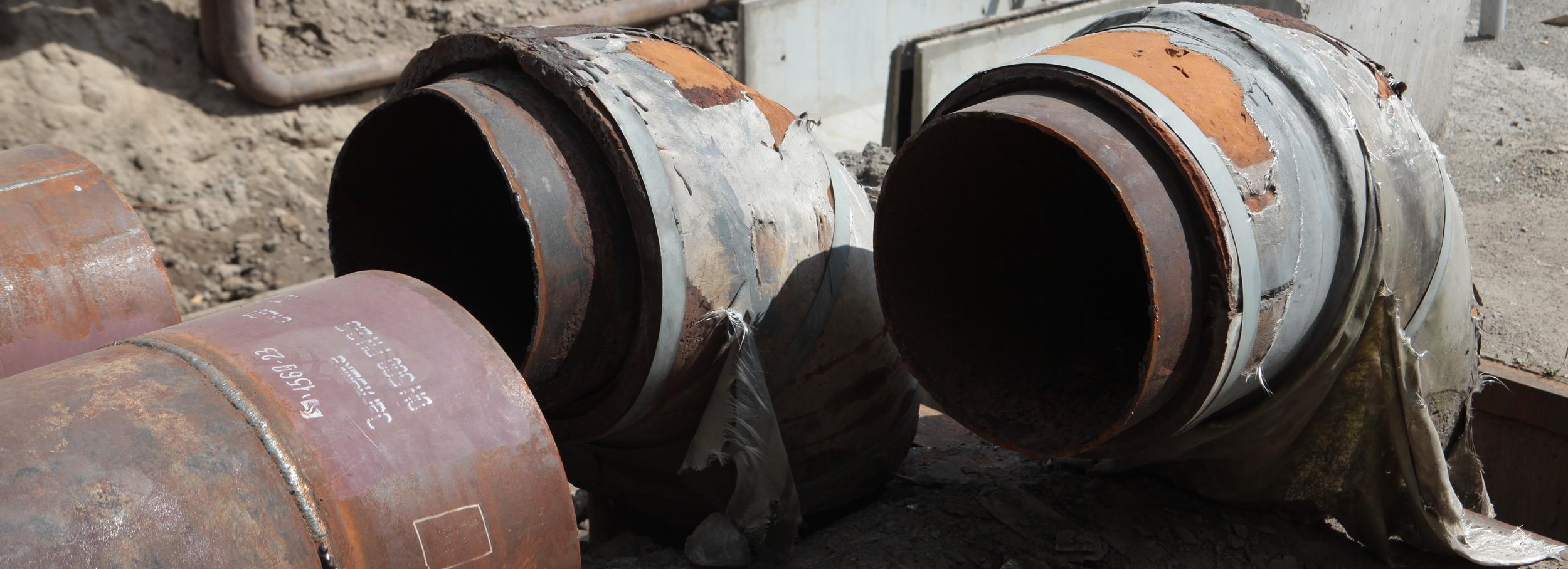 Проезд по Горбаня закрыт до 26 сентября из-за аварии на теплотрассе