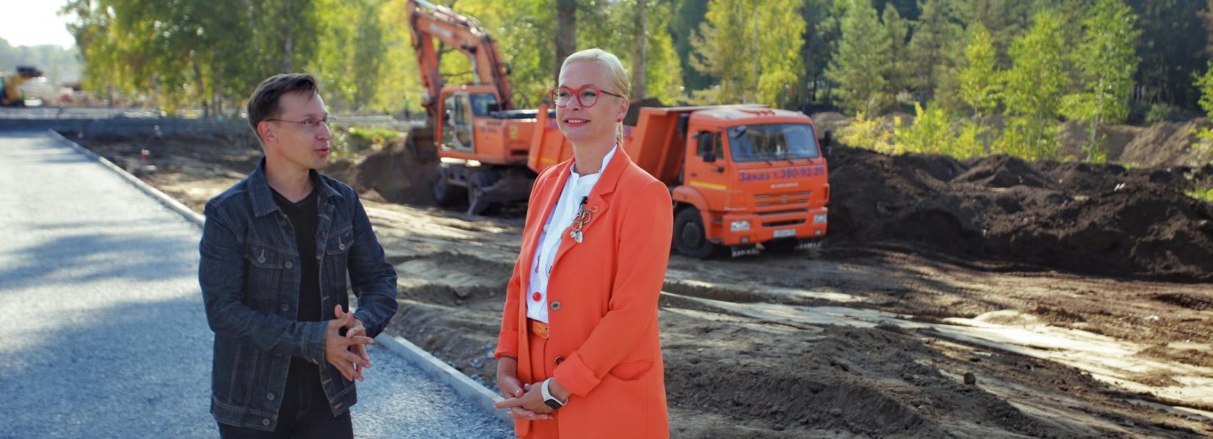 Как будут использовать гигантскую снежинку в парке у нового ЛДС