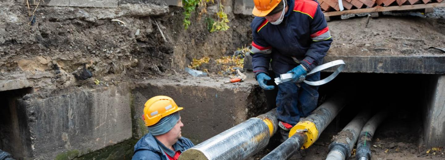 Отопление восьми домов улучшили на Расточке