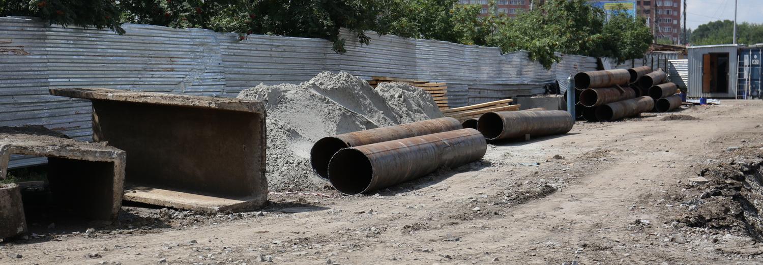 Улицу Писарева раскопали и сузили на семь метров