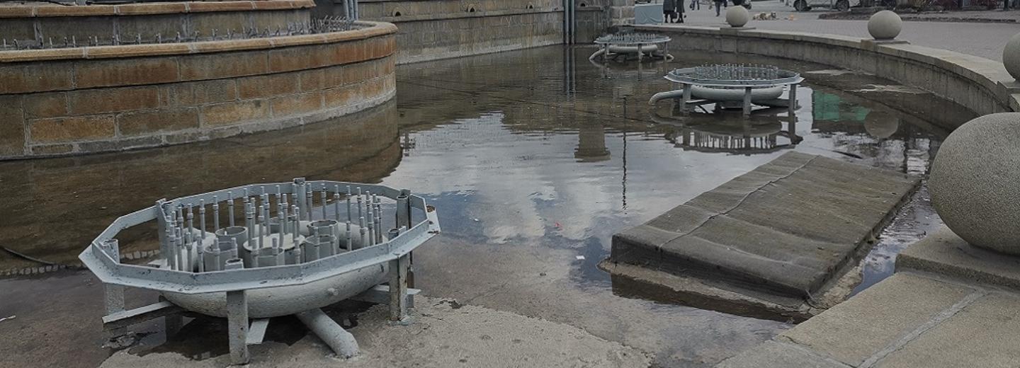 В Новосибирске готовят к открытию городские фонтаны