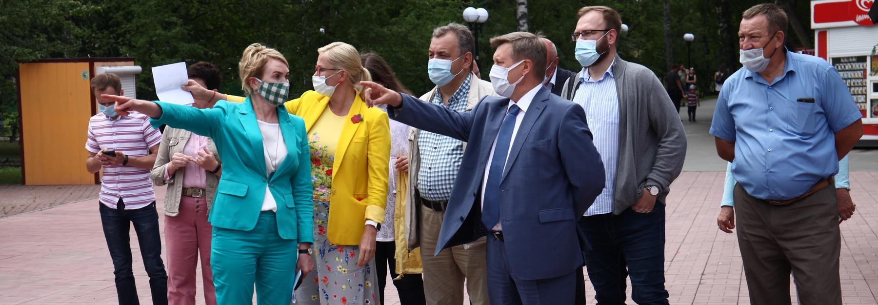 Детская площадка, кедры и гортензии: как идёт обновление Центрального парка