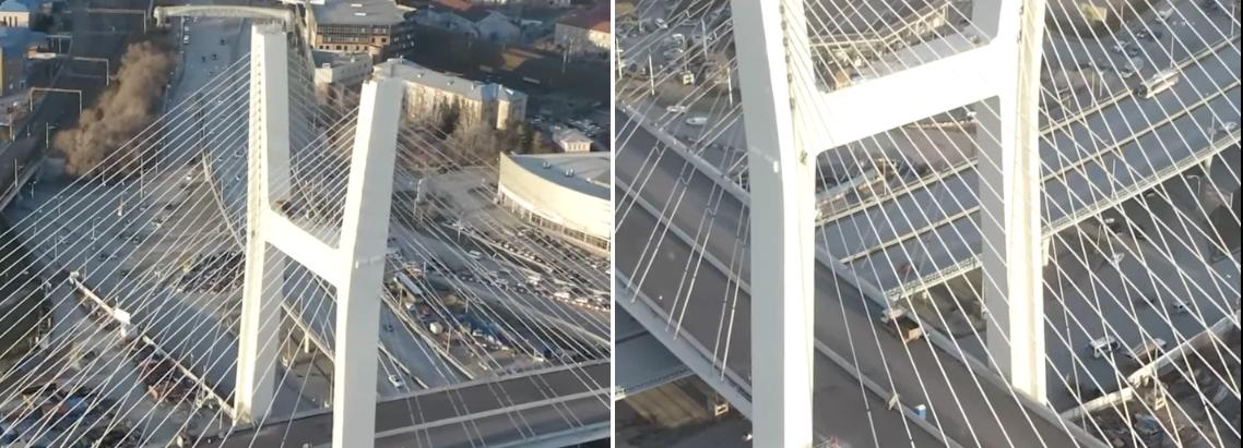 Сезонные работы закончили на стройке четвёртого моста в Новосибирске