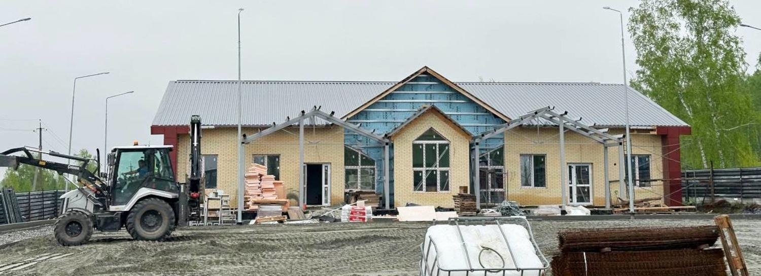 В селе Верх-Тула под Новосибирском достроили лыжную базу