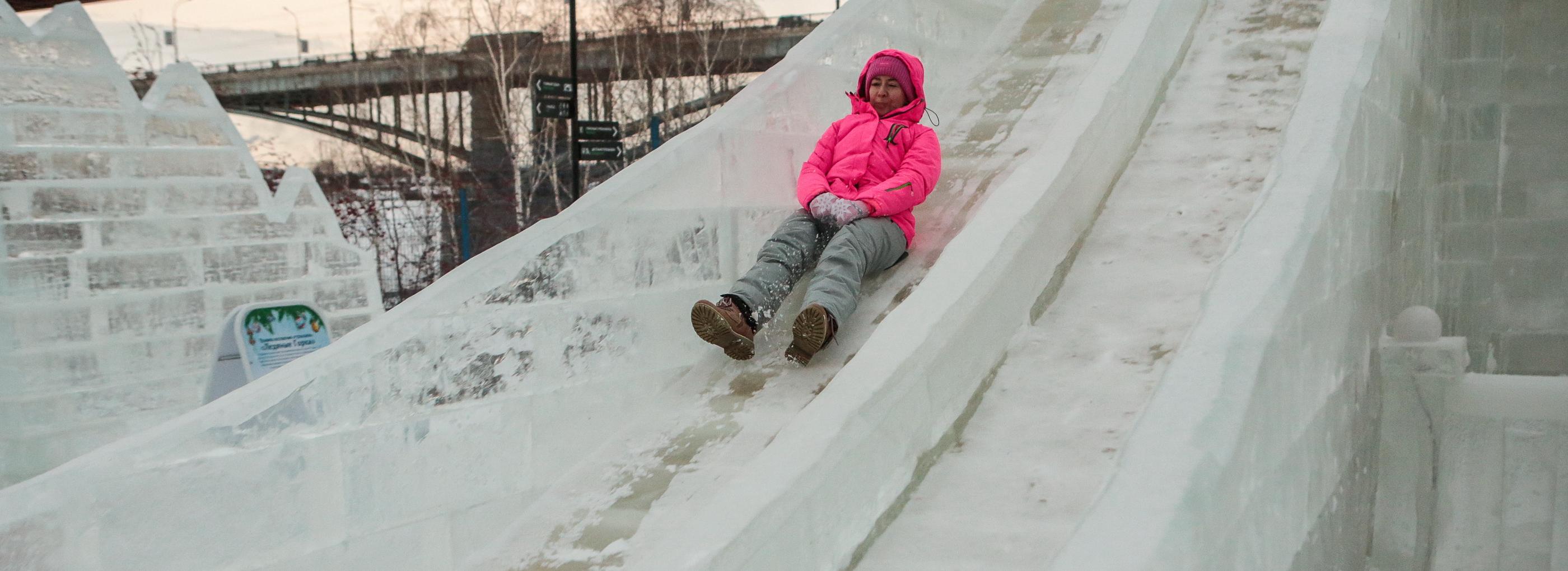 Тематику ледового городка на набережной раскрыли в Новосибирске