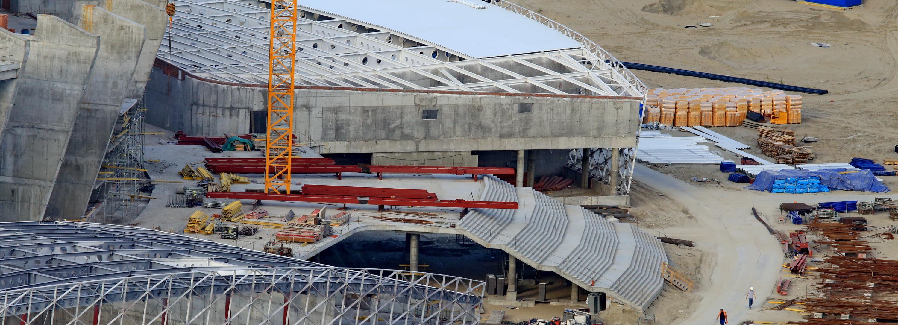 Для нового ЛДС в Новосибирске начали строить билетные кассы