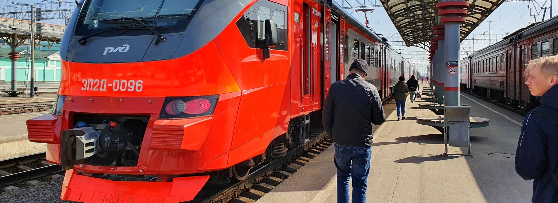 Модернизированную электричку запустили в Новосибирской области