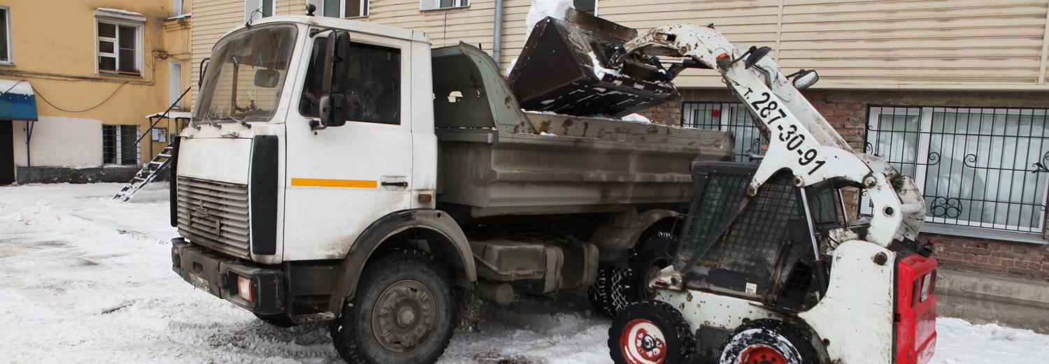 Магазины и киоски штрафуют за неубранный снег в Новосибирске