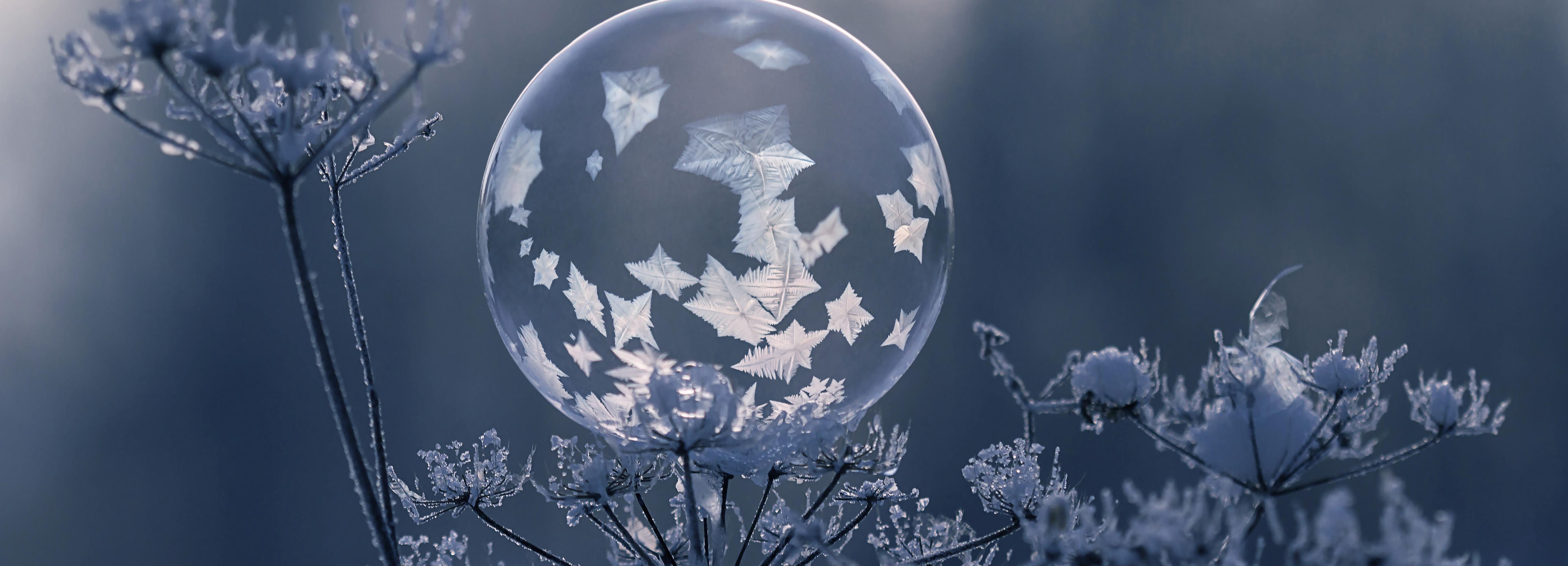 Новосибирский фотограф создаёт на морозе уникальные мыльные пузыри